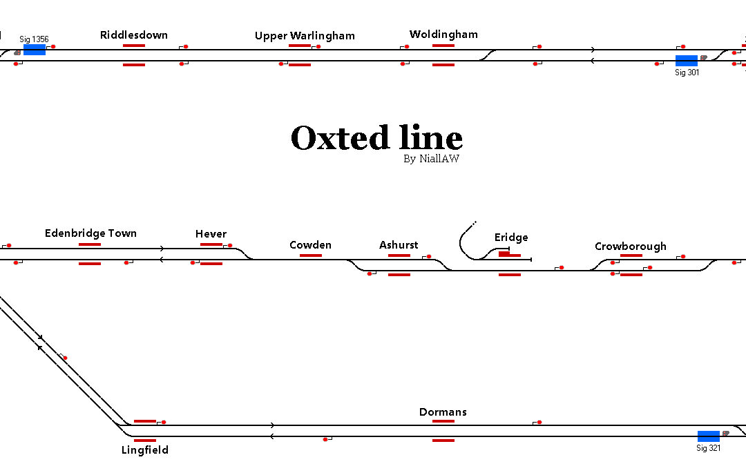 Oxted Line with two new timetables by NiallAW