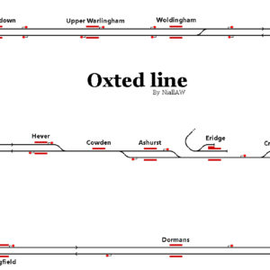 Oxted Line with two new timetables