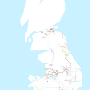*Map of Contributed UK Railways