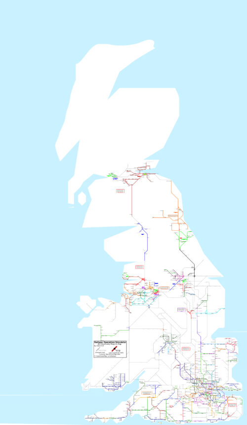 *Map of Contributed UK Railways