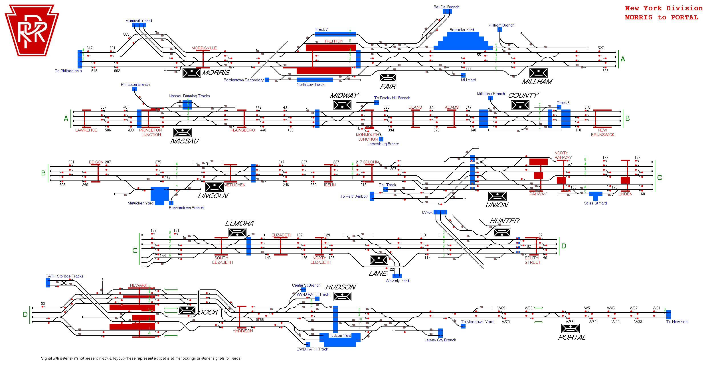 PRR Mainline Morris to Portal