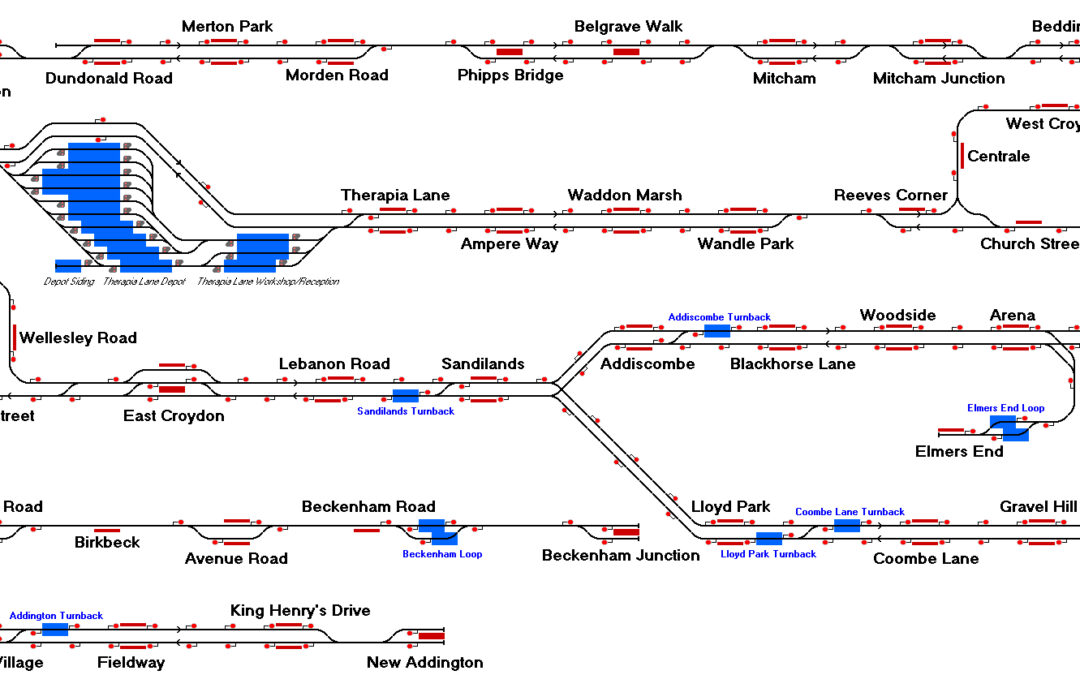 Croydon Tramlink by Oxalin